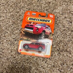 Matchbox Red and Black SUV Toy Vehicle